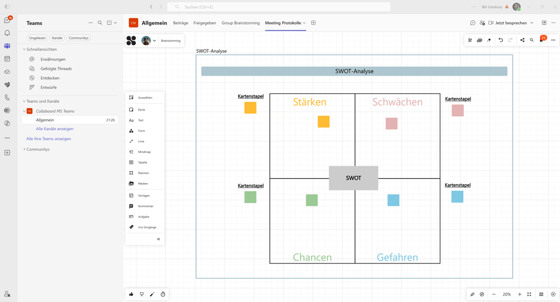 Collaboard in MS Teams Kanal