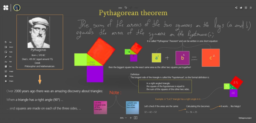 Blackboard-Pythagorean