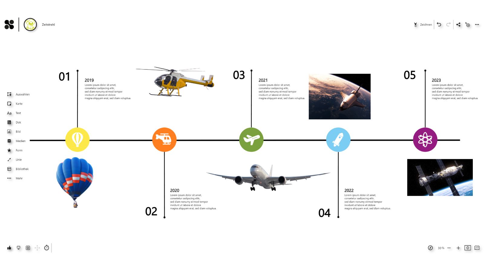 Collaboard Timeline