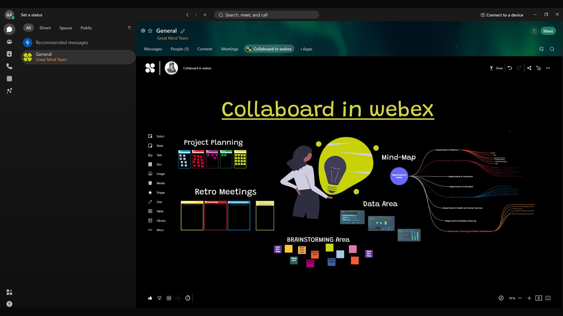 Collaboard Webex Whiteboard Integration