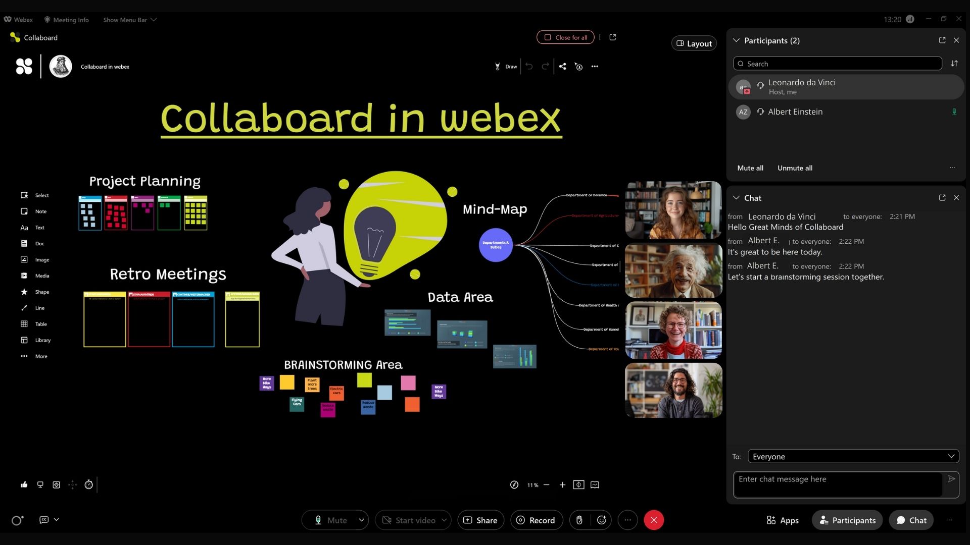 Collaboard in Webex Meeting