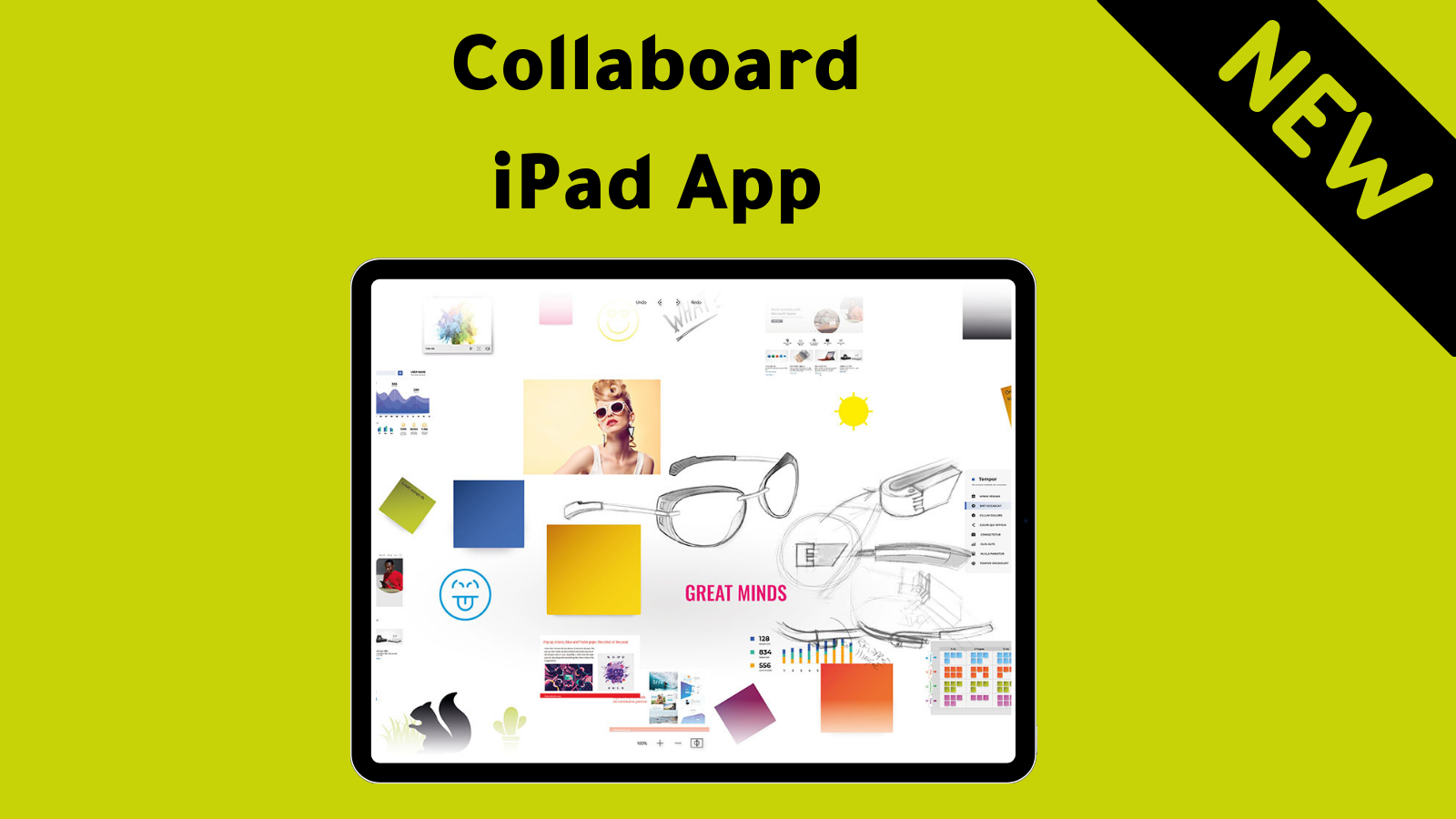 iPad App from Collaboard for interactive and creative work