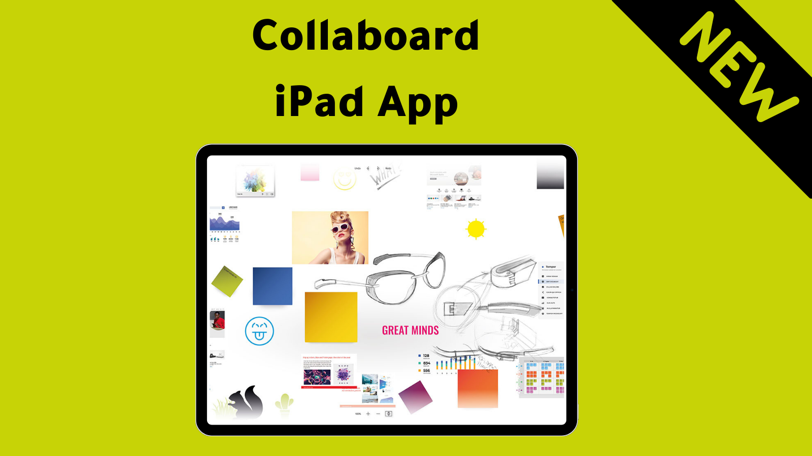 Online Whiteboard iPad App Collaboard