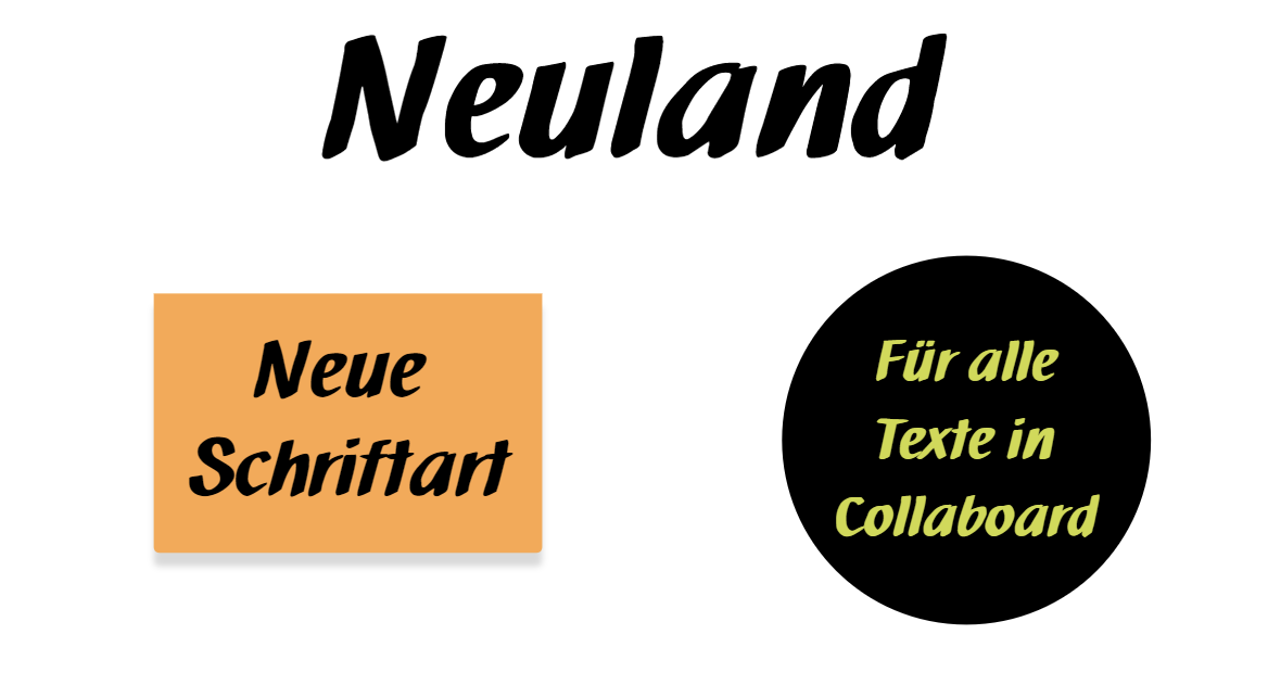 Neuland_Schriftart