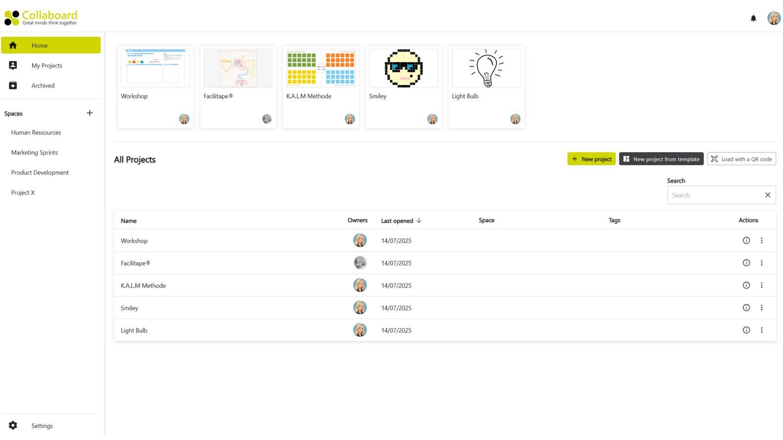 New Dashboard