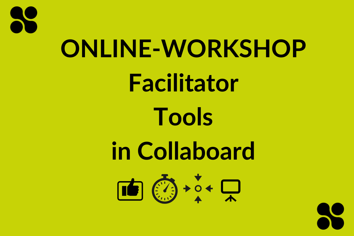 Moderations-Funktionen (Facilitator Tools) von Collaboard - DSGVO konforme Online-Whiteboard Software für kreative und interaktive Workshops und Meetings