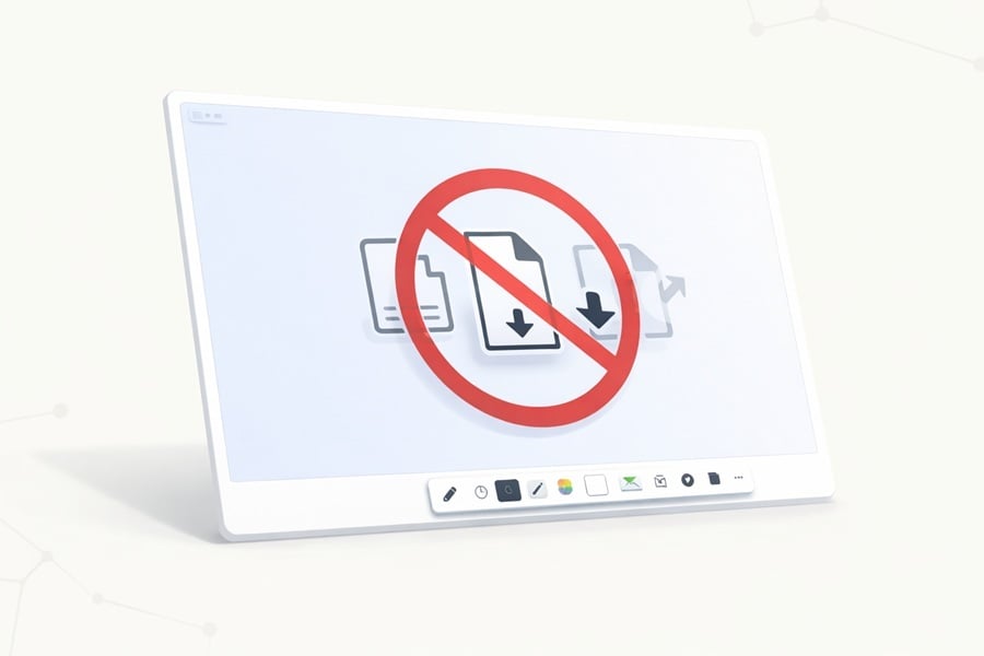 Protect Data on the Whiteboard