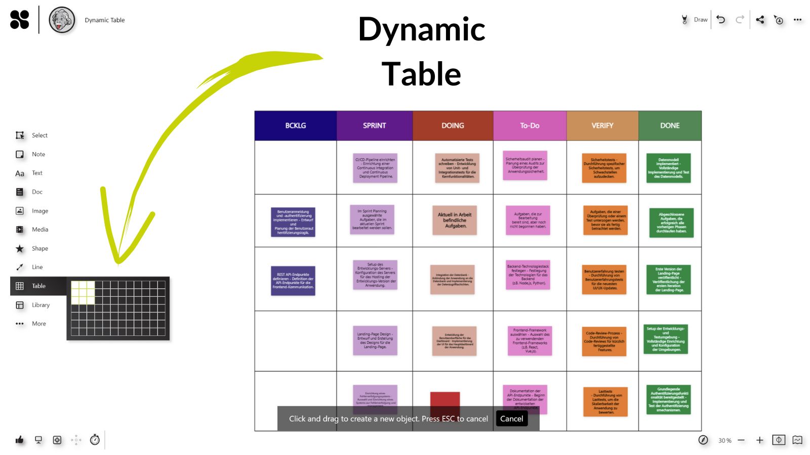 Table Collaboard