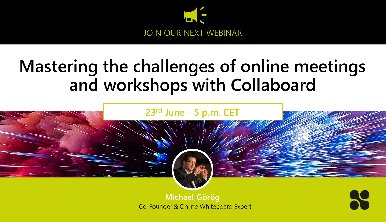 Register now for the free Collaboard webinar 