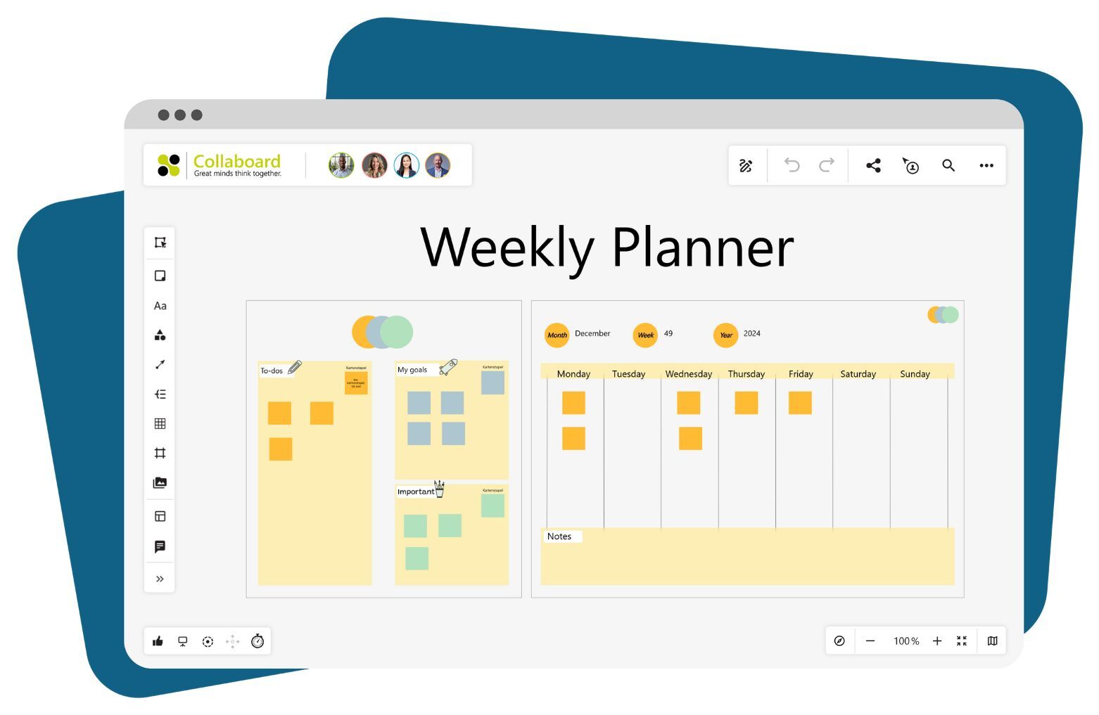 Weekly Planner Collaboard