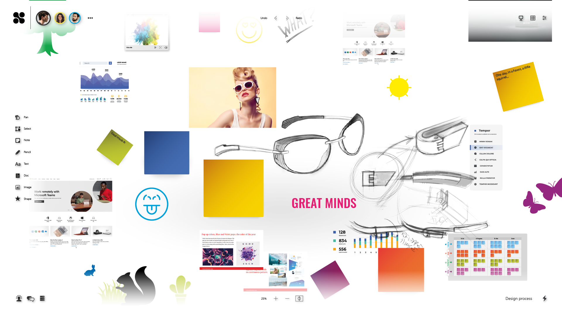Collaboard - DSGVO konformes Online-Whiteboard für interaktive und kreative online Zusammenarbeit